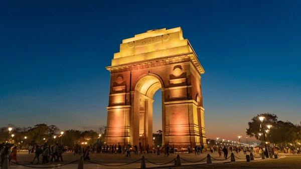 Night View of India gate