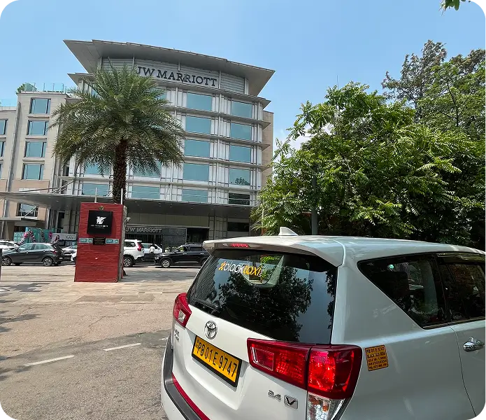 Chandigarh Taxi Services in JW Marriott Hotel Chandigarh 7 Innova Crysta Taxi in JW Marriott Chandigarh
