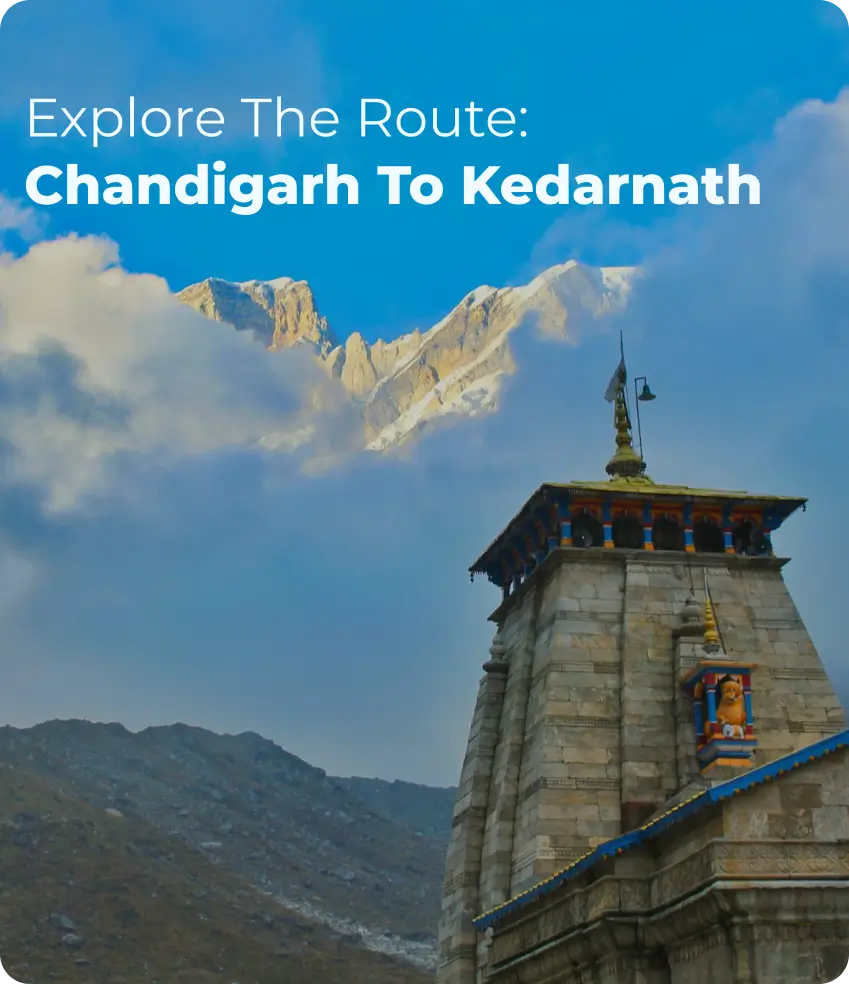 Chandigarh to Kedarnath Taxi 4 Cab from Chandigarh To Kedarnath ji