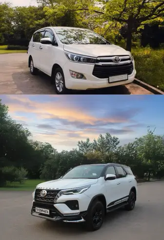 Delhi to Dehradun Taxi Service 7 Top attraction in dehradun - Inova crysta, fortuner