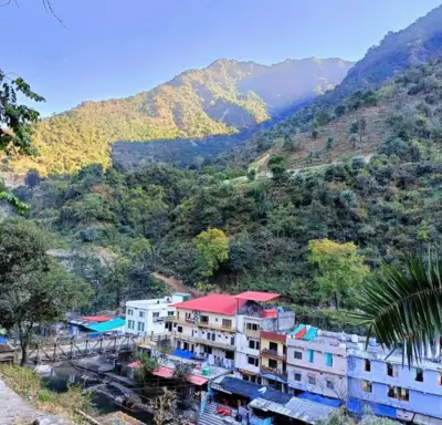 Sahastradhara Dehradun from top