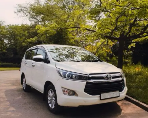 Taxi Service Mohali 3 White Innova Crysta in Mohali For Daily Hourly Rent