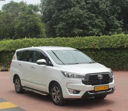 Chandigarh to ladakh taxi - White innova crysta